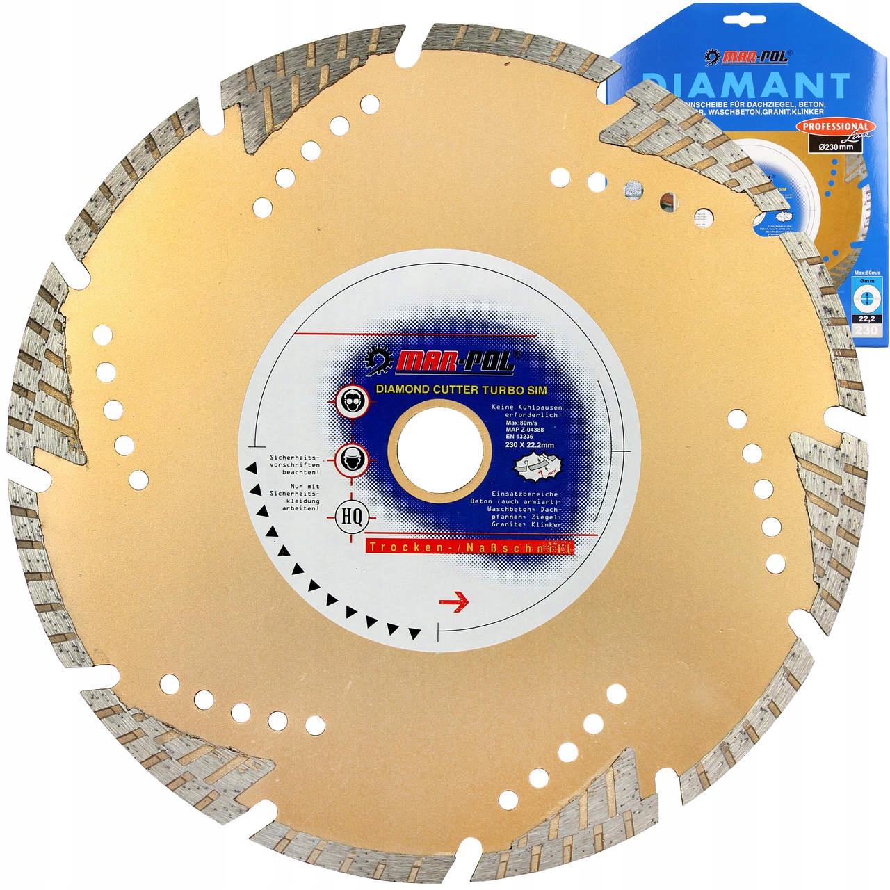

Tarcza Diamentowa Segment Do Betonu Kamieni 230MM