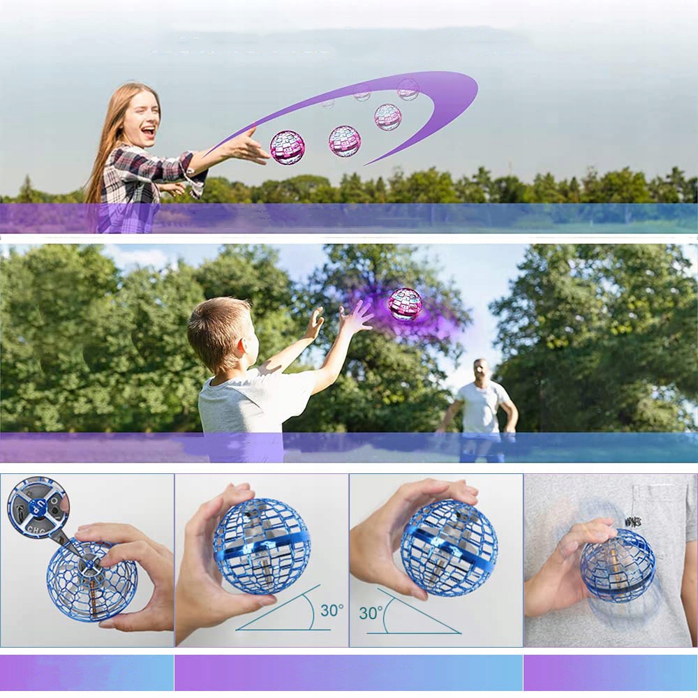 LATAJĄCY FIDGET SPINNER Flynova Pro LED BOOMERANG Marka inna