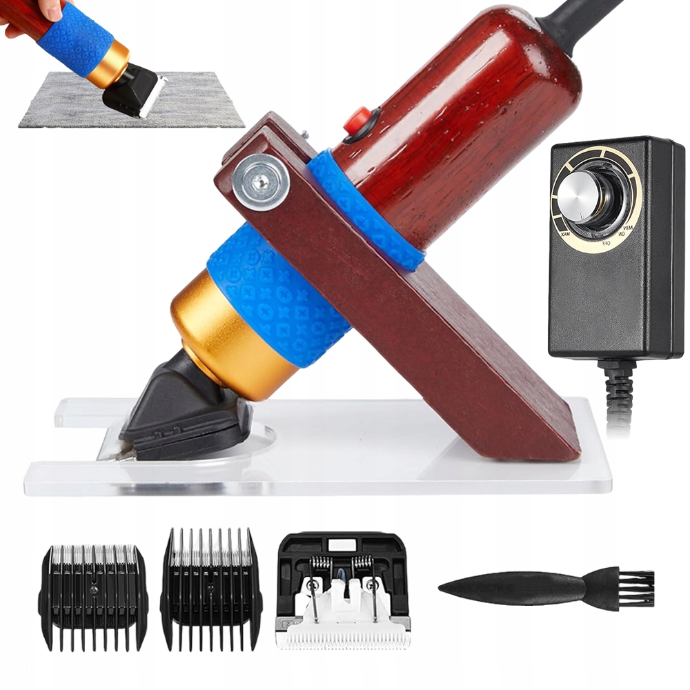 Zastřihovač Koberců 200 W S Regulací Otáček A Akrylovou Ochranou