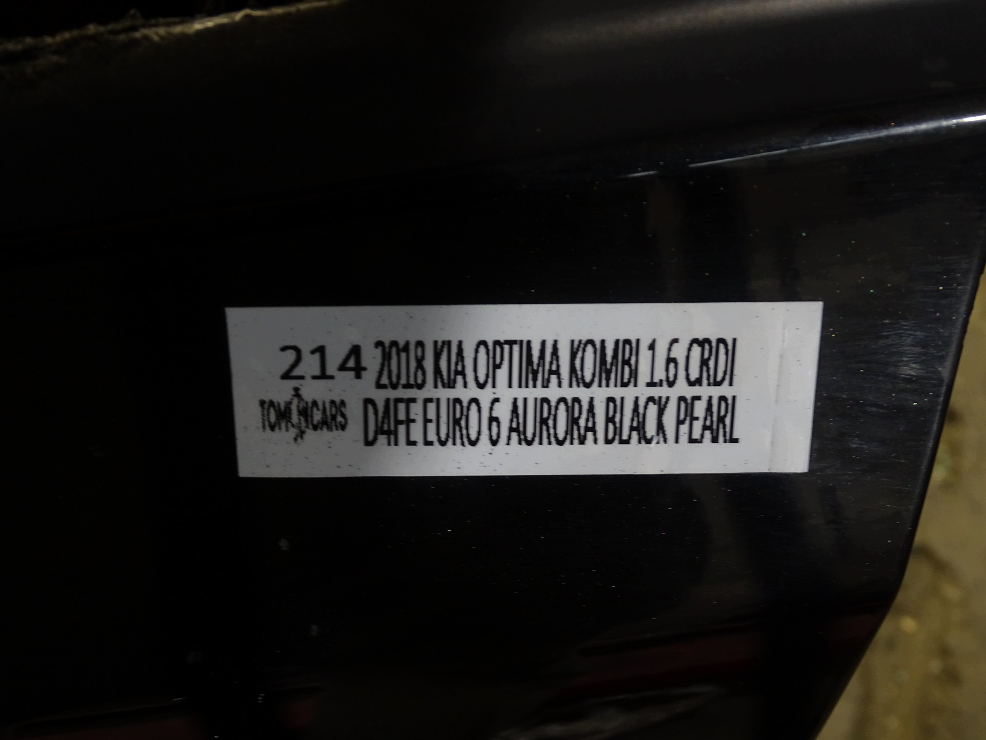 door left front left front KIA OPTIMA IV 4 KOMBI AURORA BLACK PEARL