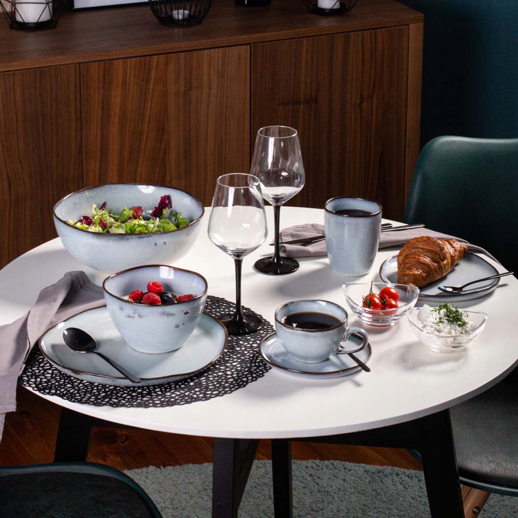 Miseczka bulionówka talerz do zupy Altom Design Reactive Blue 14 cm 6 sztuk Materiał wykonania porcelana