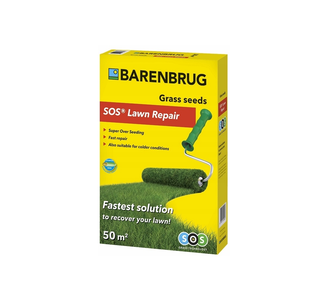 TRAWA BARENBRUG SOS LAWN REPAIR REGENERACYJNA RENOWACYJNA NASIONA TRAW 1KG