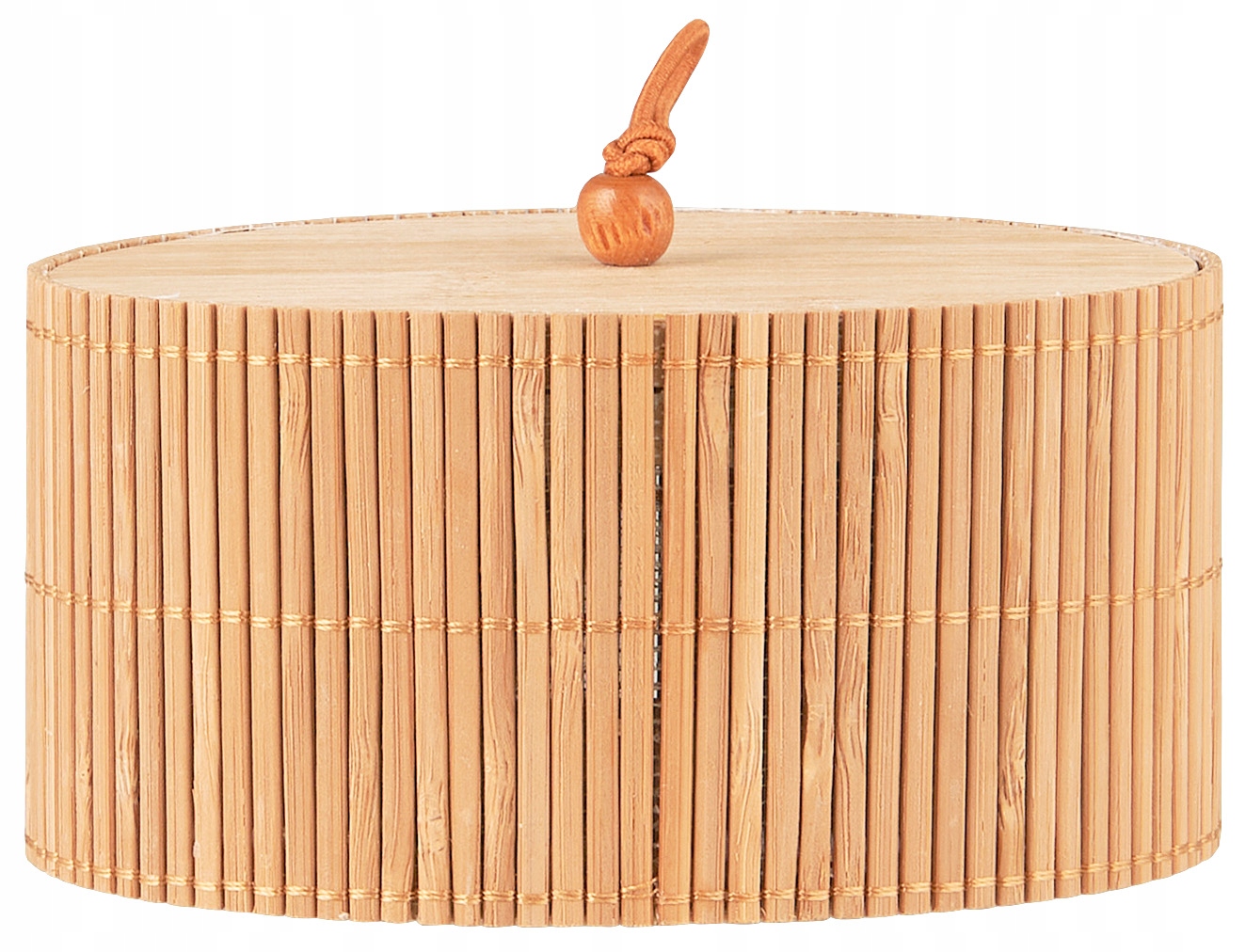 Chlebak CERAMICZNY IB LAURSEN pojemnik na chleb BIAŁY + pojemnik BAMBUSOWY Kolor biały