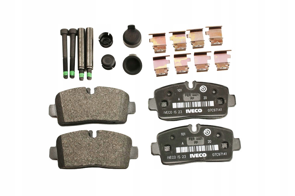 42579529 - КОЛОДКИ ЗАДНІ IVECO DAILY 2019-ЕЛЕКТРИЧНИЙ ЗАТИСК