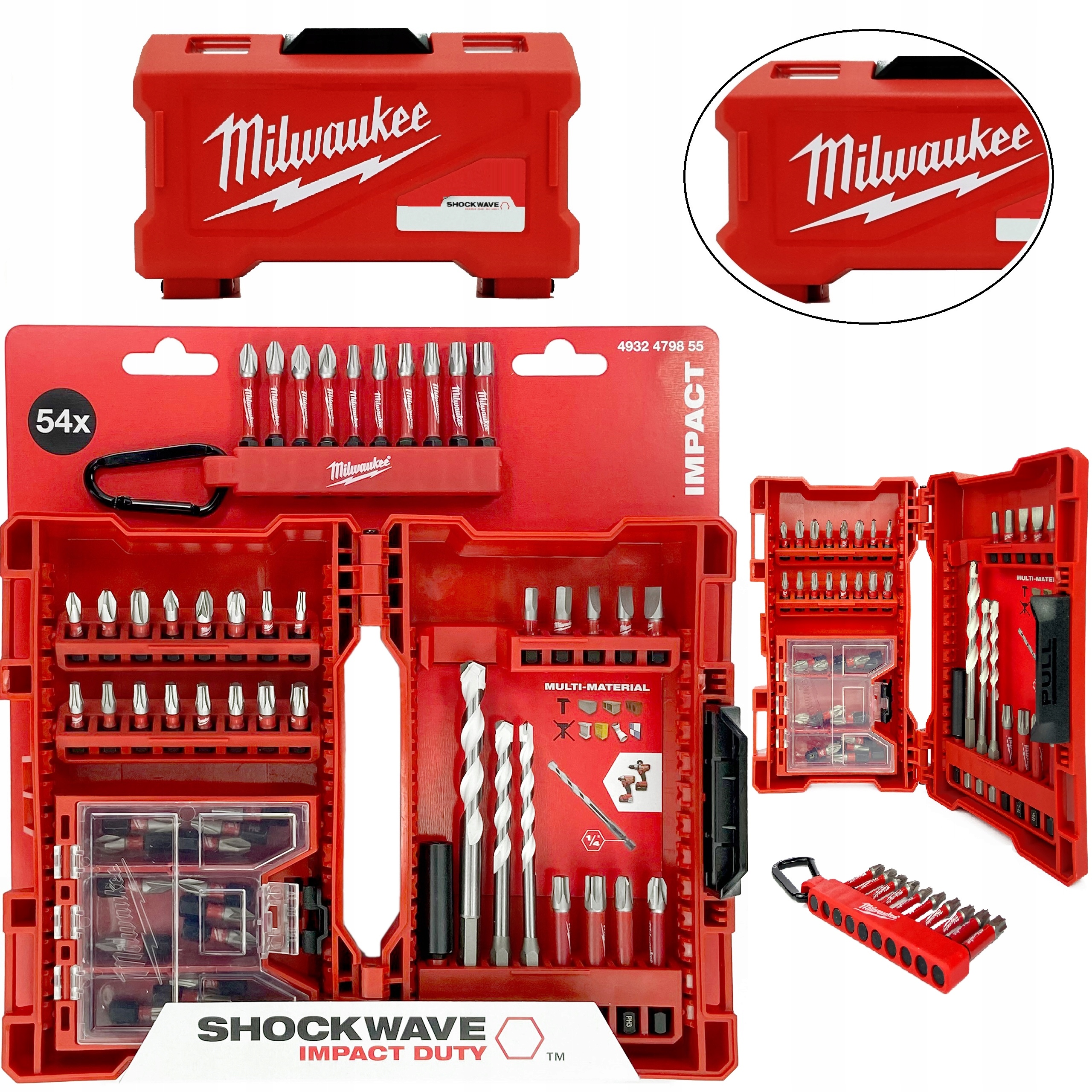 Набор бит плюс Milwaukee 54 El ударные сверла