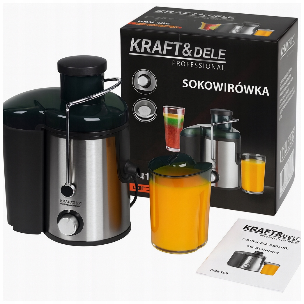 Sokowirówka 1600W Akcesoria