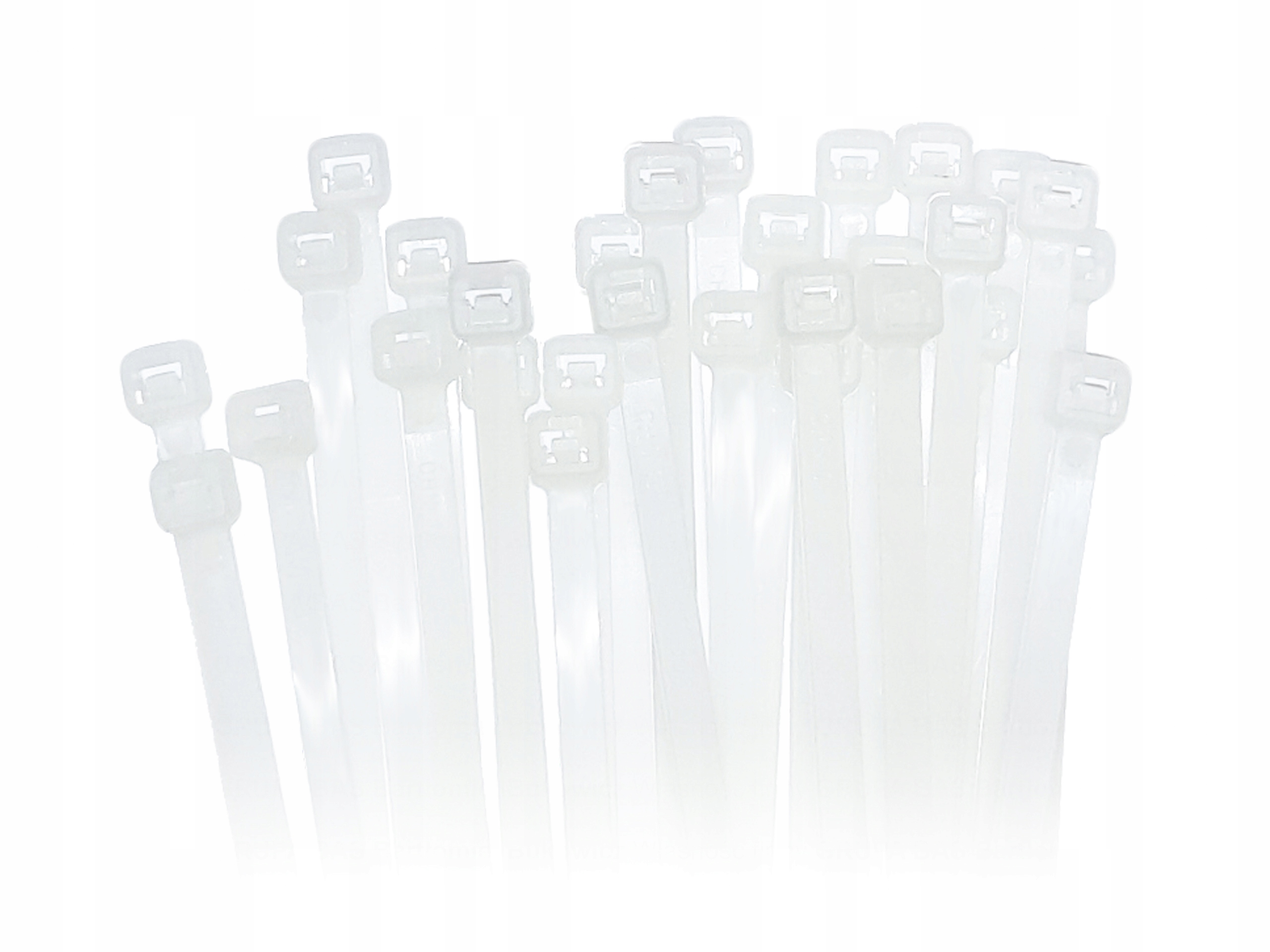 Кабельные стяжки, нейлон, белый 550мм (100шт)