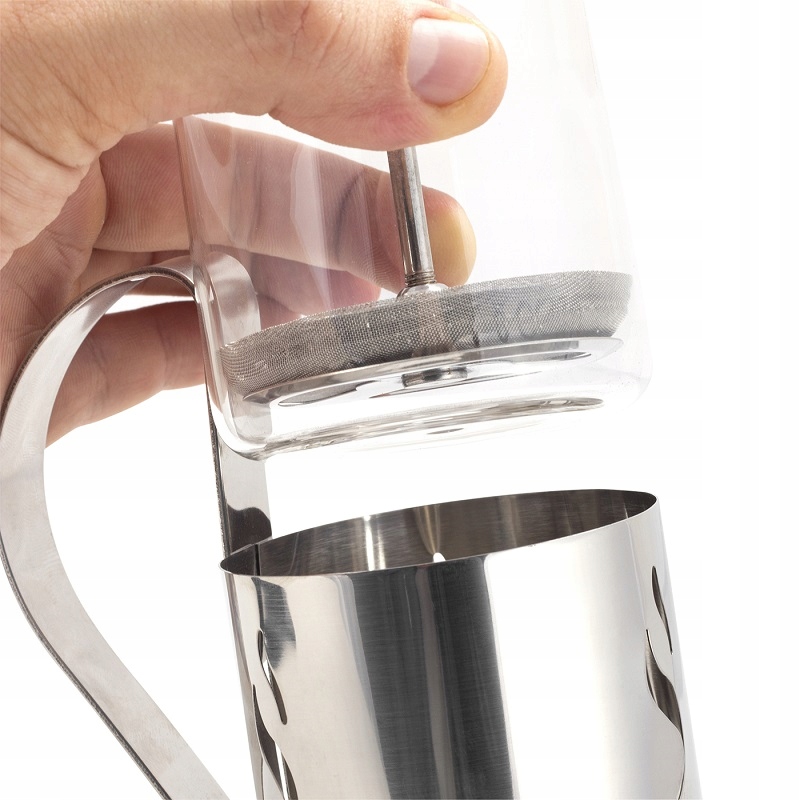 ZAPARZACZ SZKLANY DZBANEK do kawy herbaty ziół stalowy 600ml OFENBACH Rodzaj zaparzacz dzbanek