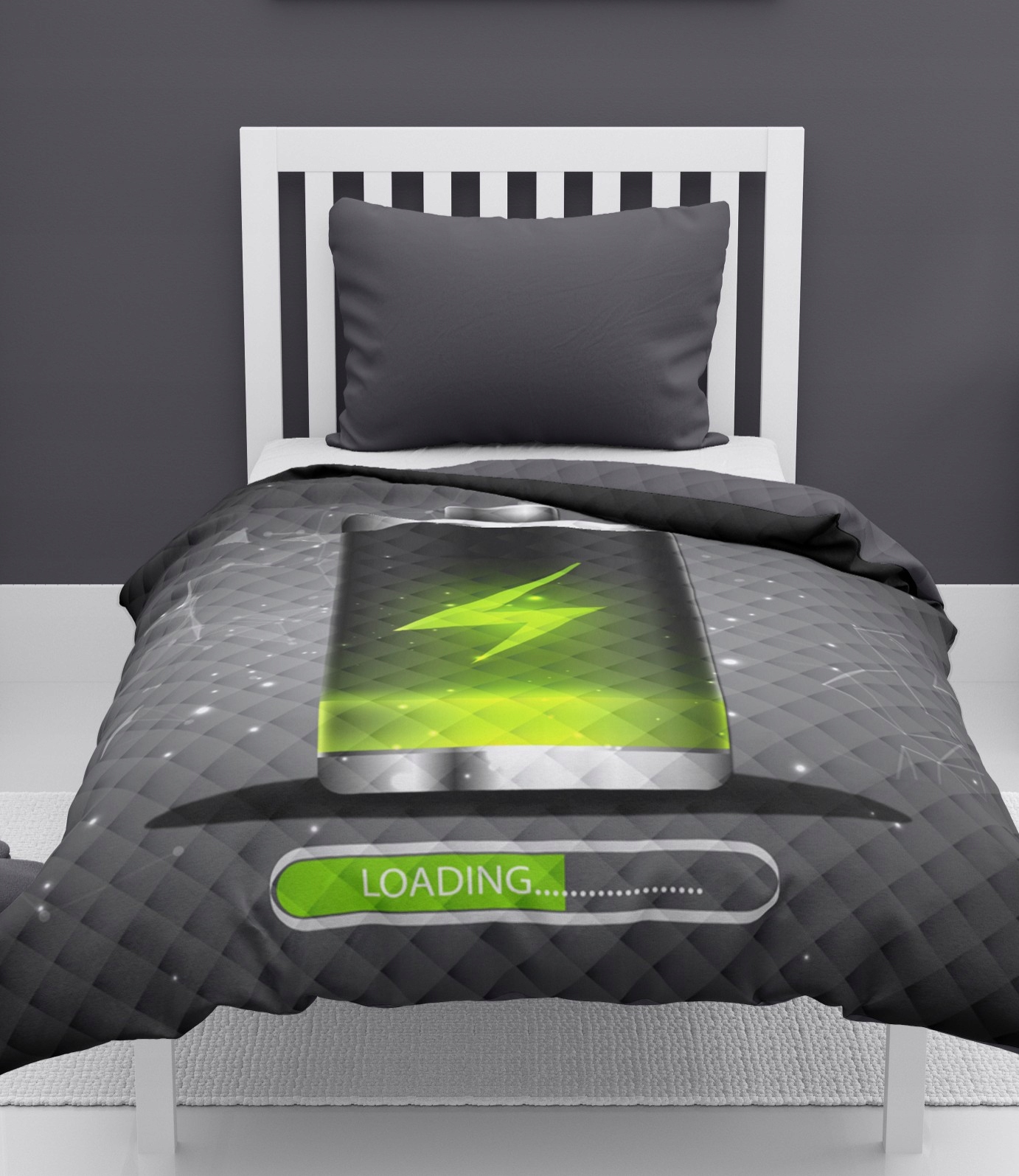 Bateria power narzuta dwustronna koc 170x210