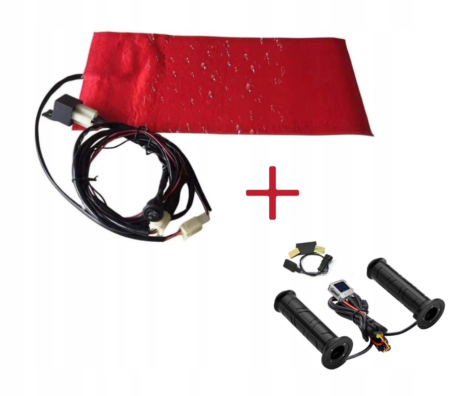 Sada vyhrievaných pák a podložky na sedadlo ohrievací palec. Vodotesné