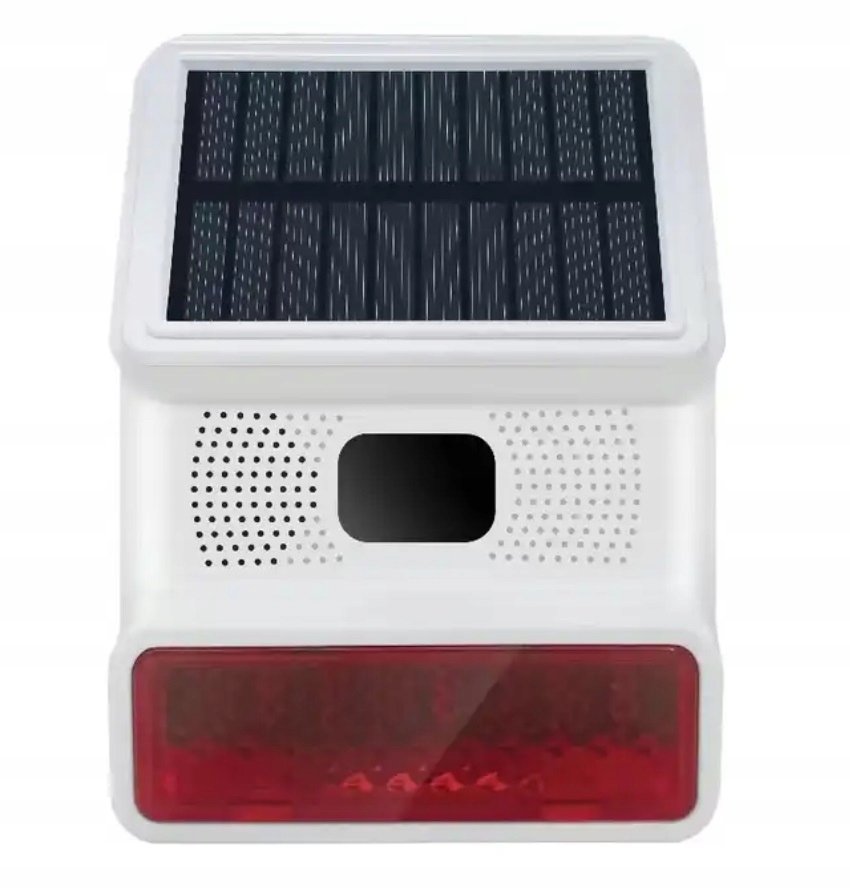 Solární Siréna Alarm 100DB Pir Senzor Tuya Smart WiFi
