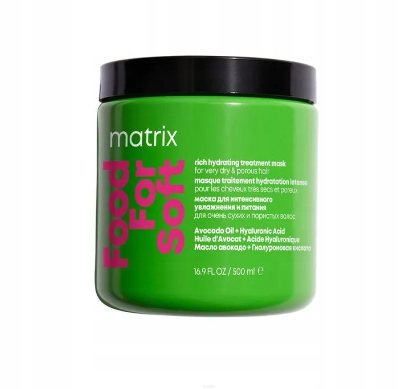 Maska nawilżająca do włosów Matrix Food For Soft 500 ml