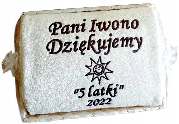 Dárek Pro Předškoláka, paní ze školky, Poděkování, ručník s nápis