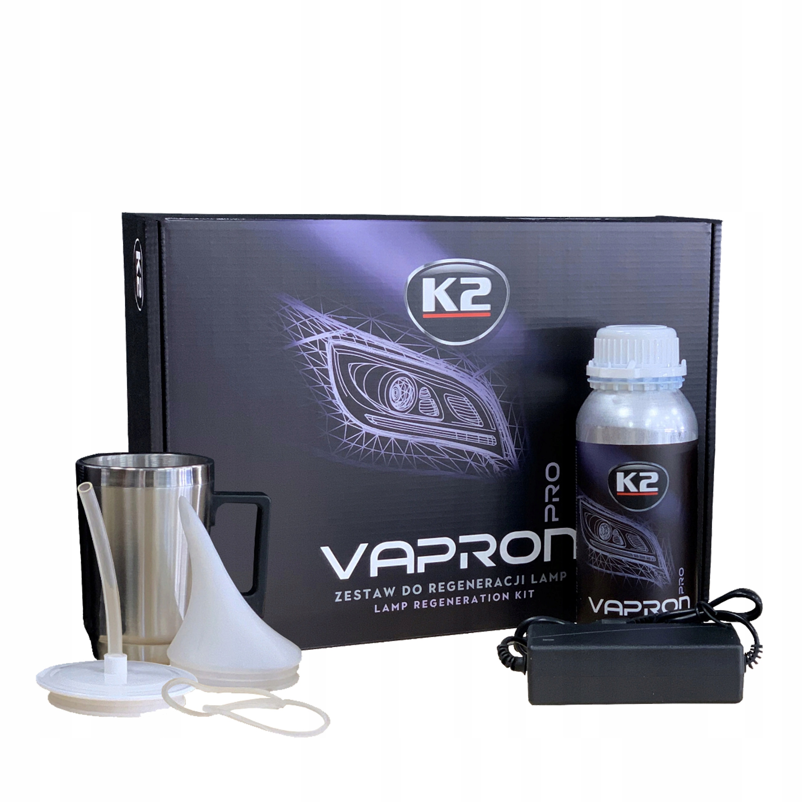 K2 Vapron Sada Na Regeneráciu Svetlometov 600 ML D7900