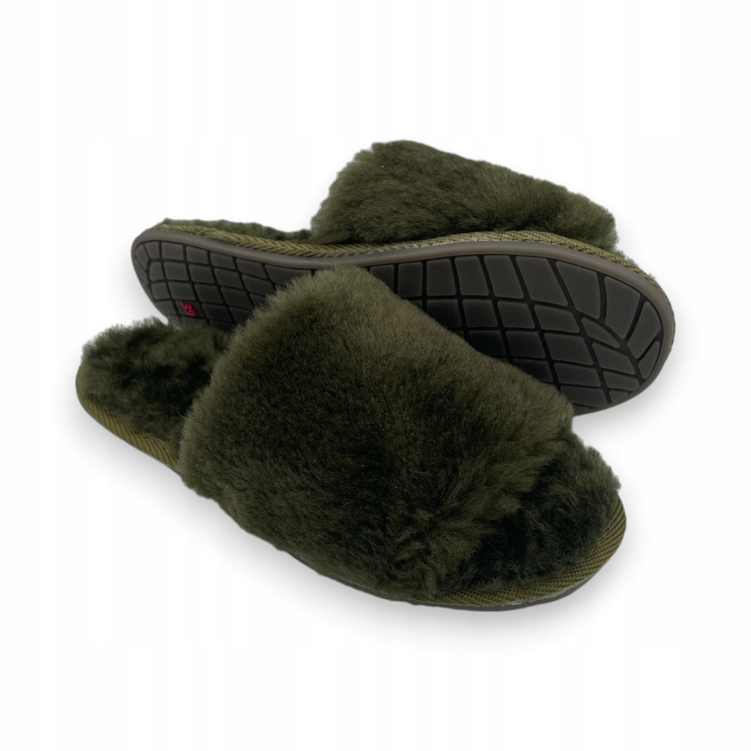 Pantofle Kožené pantofle IREshoes z ovčí vlny, teplé pantofle, velikost 38