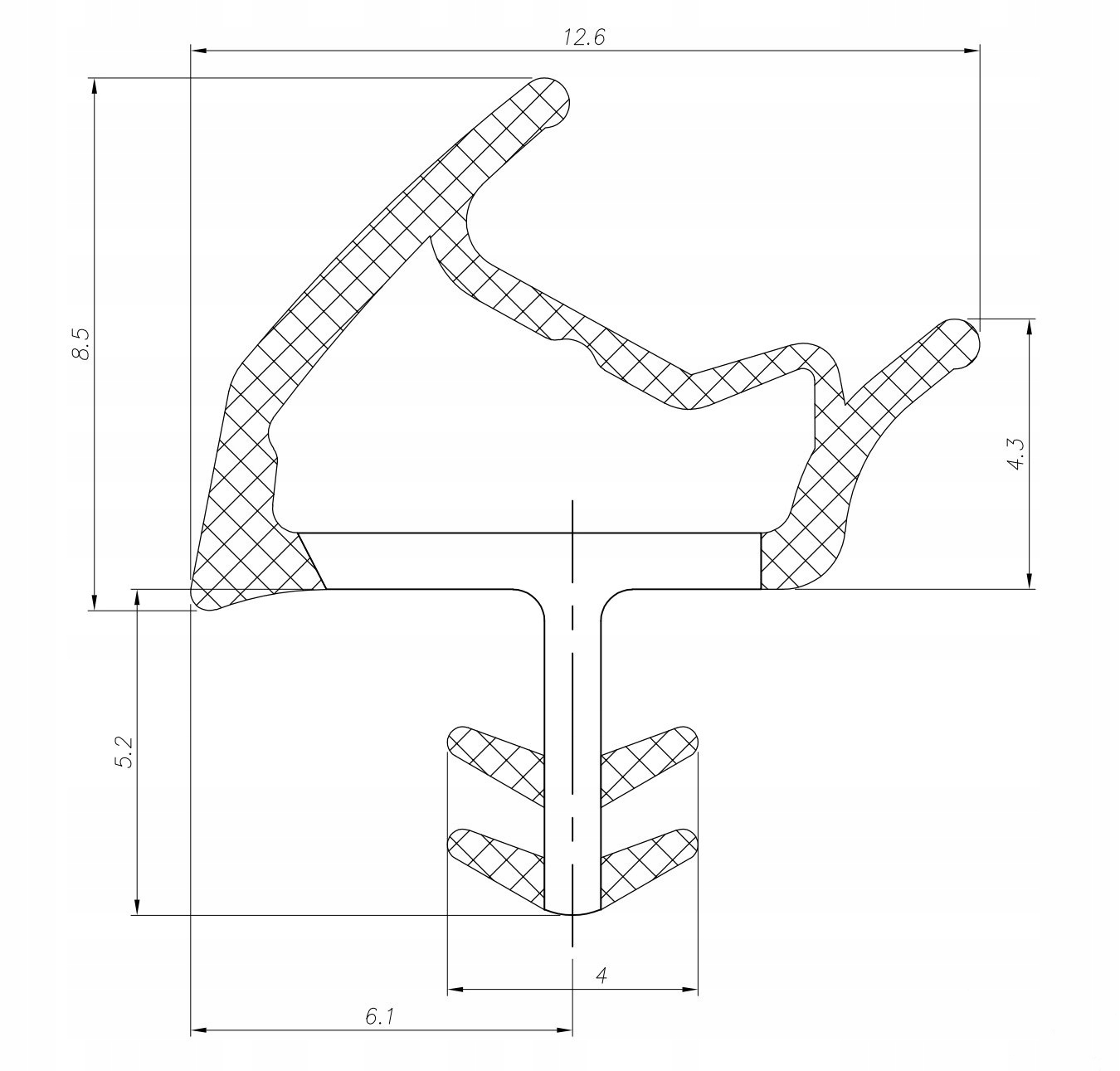USZCZELKA USZCZELKI DRZWI PRIMO EV 5090 CZARNA 10m Marka Primo