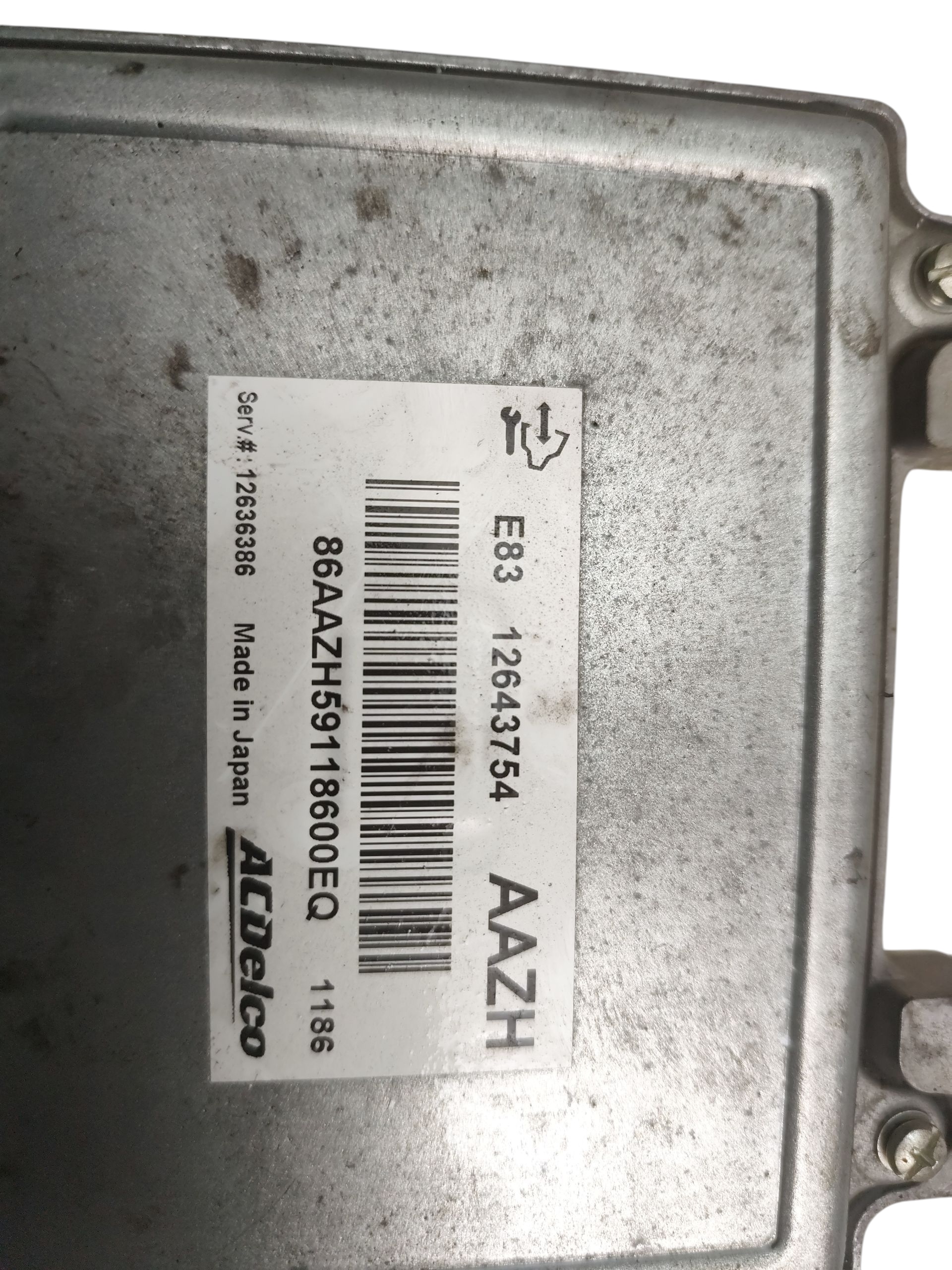 computer control unit of the engine OPEL MERIVA B 1.4 T TURBO 140KM 12643754