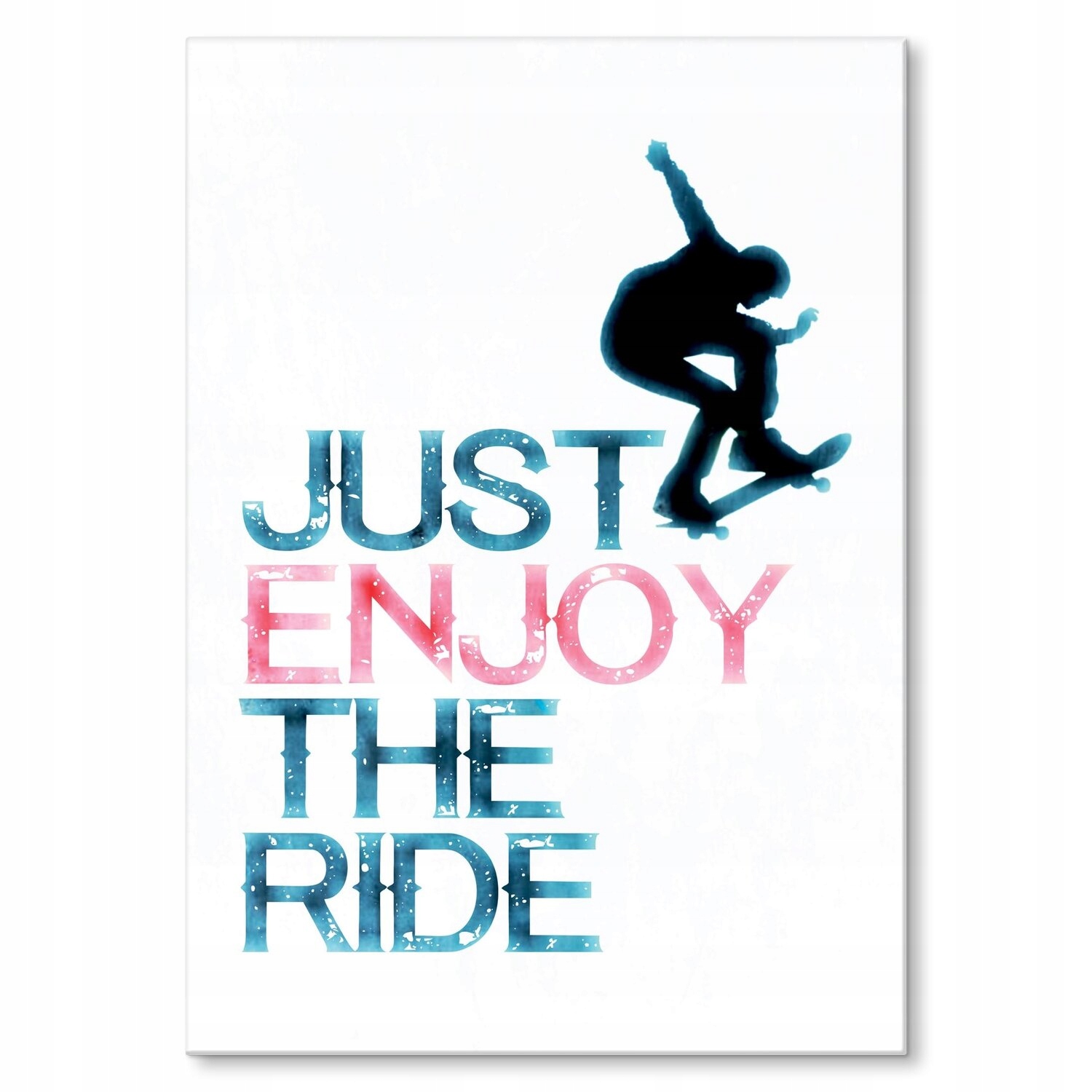 Kovový plakát Skateboard Radost z jízdy Šidítko Plech 30 x 42 cm Dárek