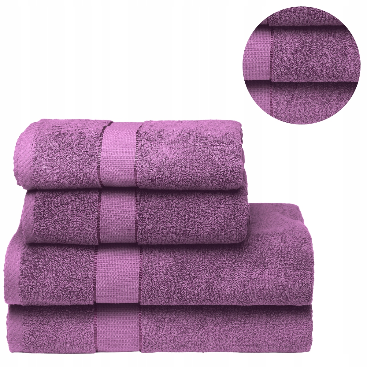 Sada 4 osušek 2x 70x140 2x 50x100 bavlna 500g Spa sada