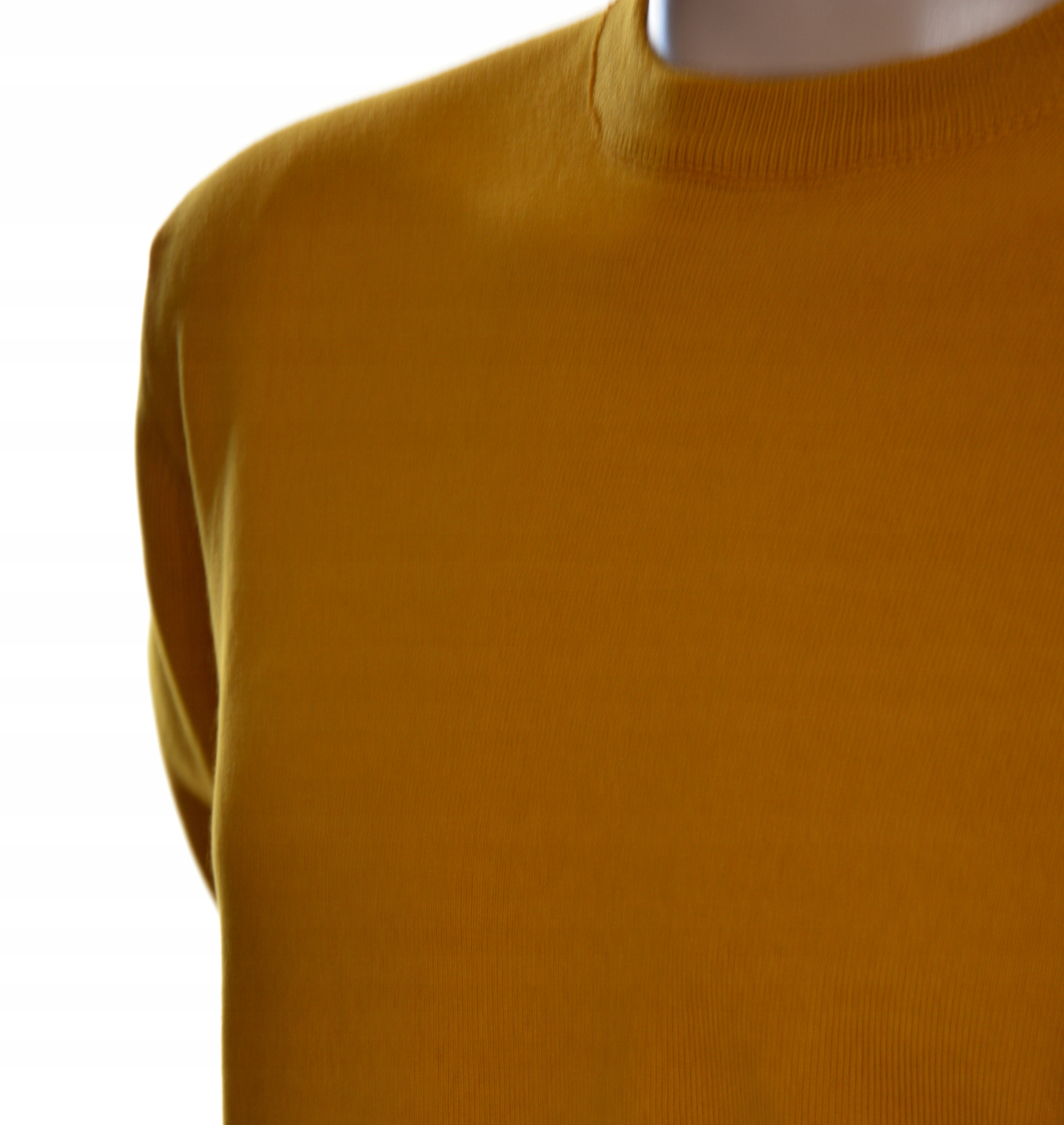 Pánský svetr z kašmíru a merino vlny, kašmírový, merino, velikost XL, medová 175