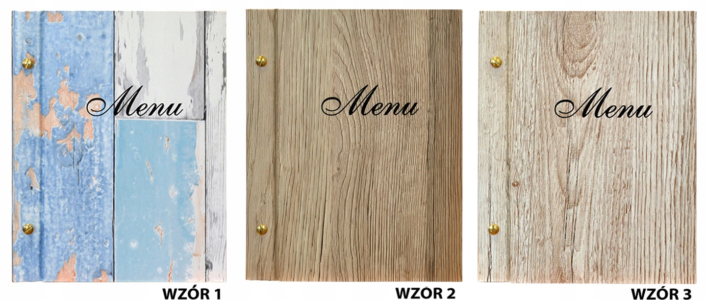 OKŁADKA KARTA MENU A5 JADŁOSPIS DO RESTAURACJI Marka Feniks