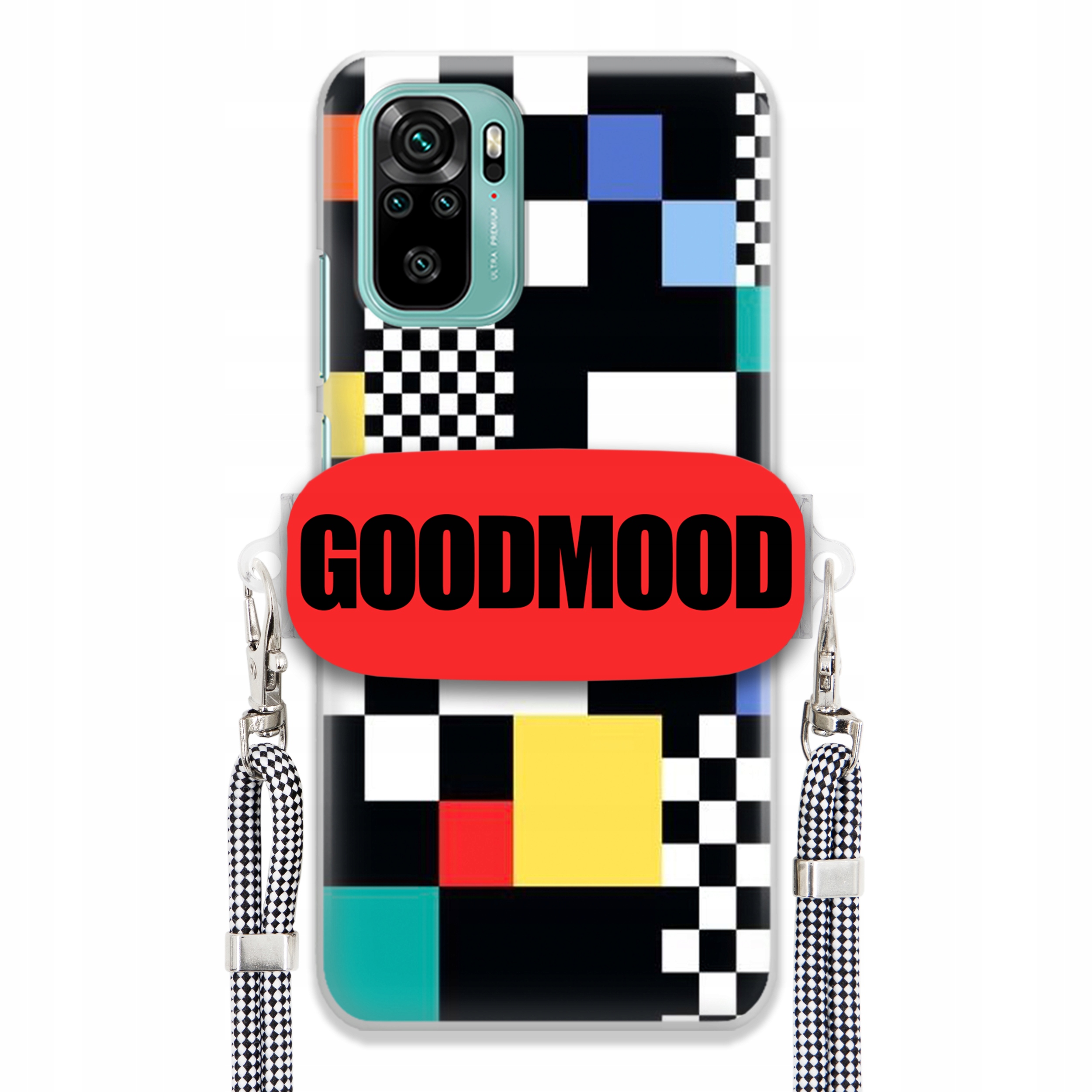 Puzdro Pre Xiaomi Redmi Note 10 Puzdro Držiak Vodítko Na Telefón Pixelart Wz