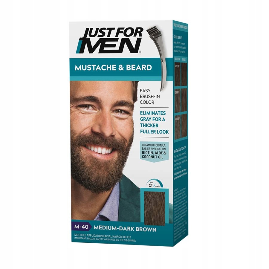 

Just For Men Farba do brody M40 Średni Ciemny Brąz