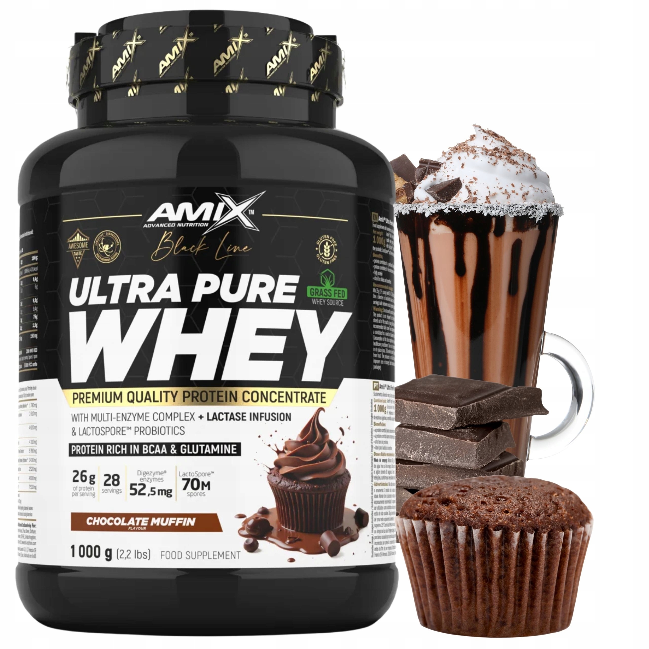 Syrovátkový Koncentrát Wpc Protein Čokoládová Ultra Pure Whey 1000 g