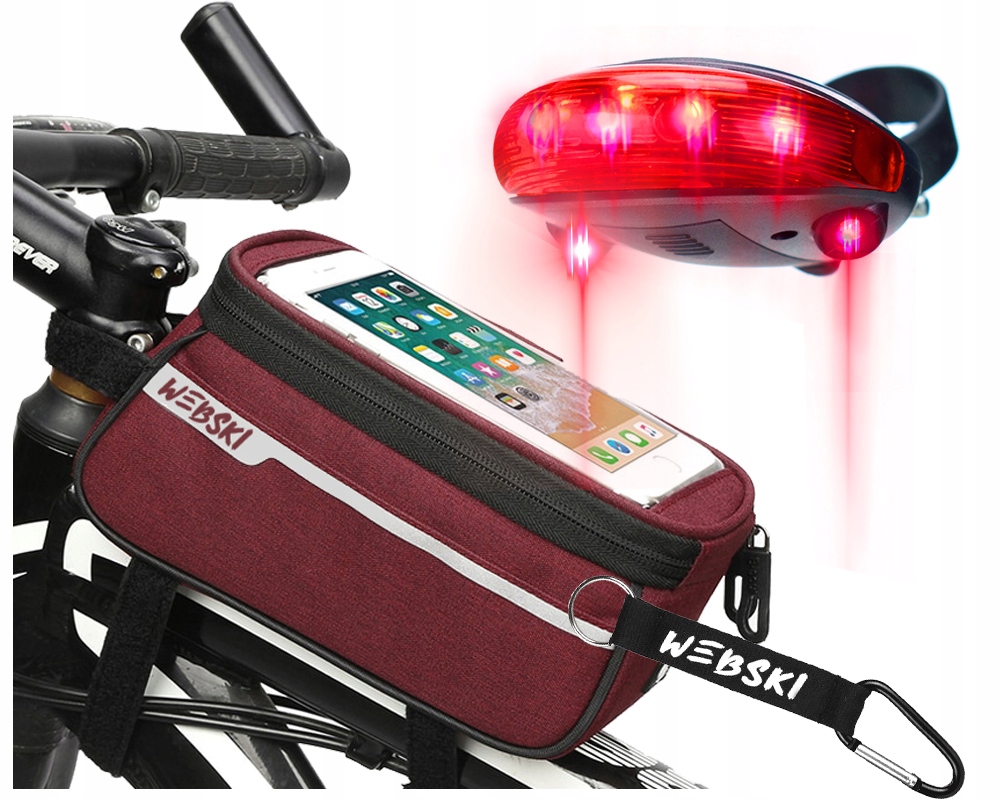 SAKWA SAKIEWKA NA ROWER SCHOWEK NA KLUCZE TELEFON