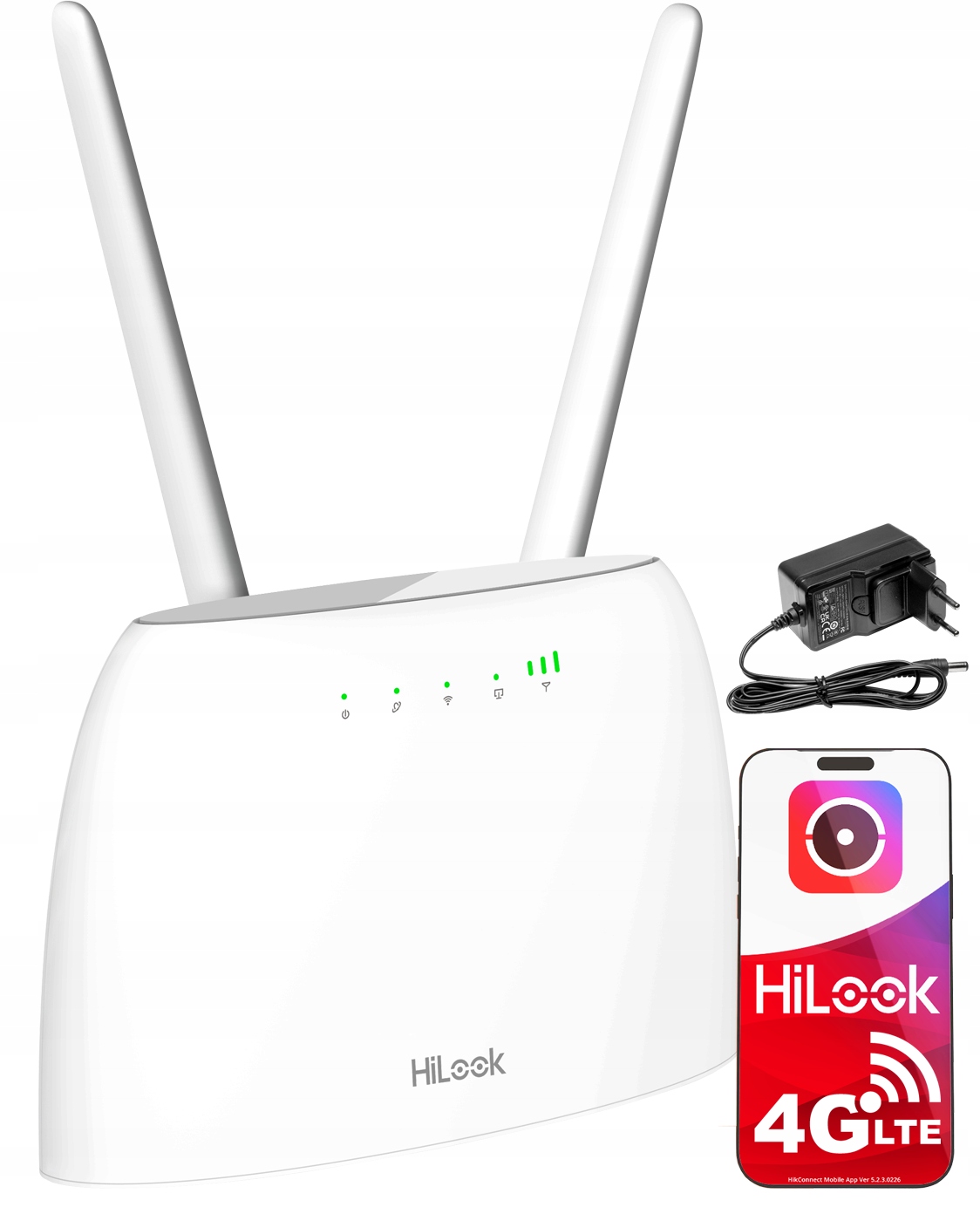Lte router 4G WiFi router 5 Domácí HiLook HLT1200E Dual Band 2.4/5 GHz AC1200