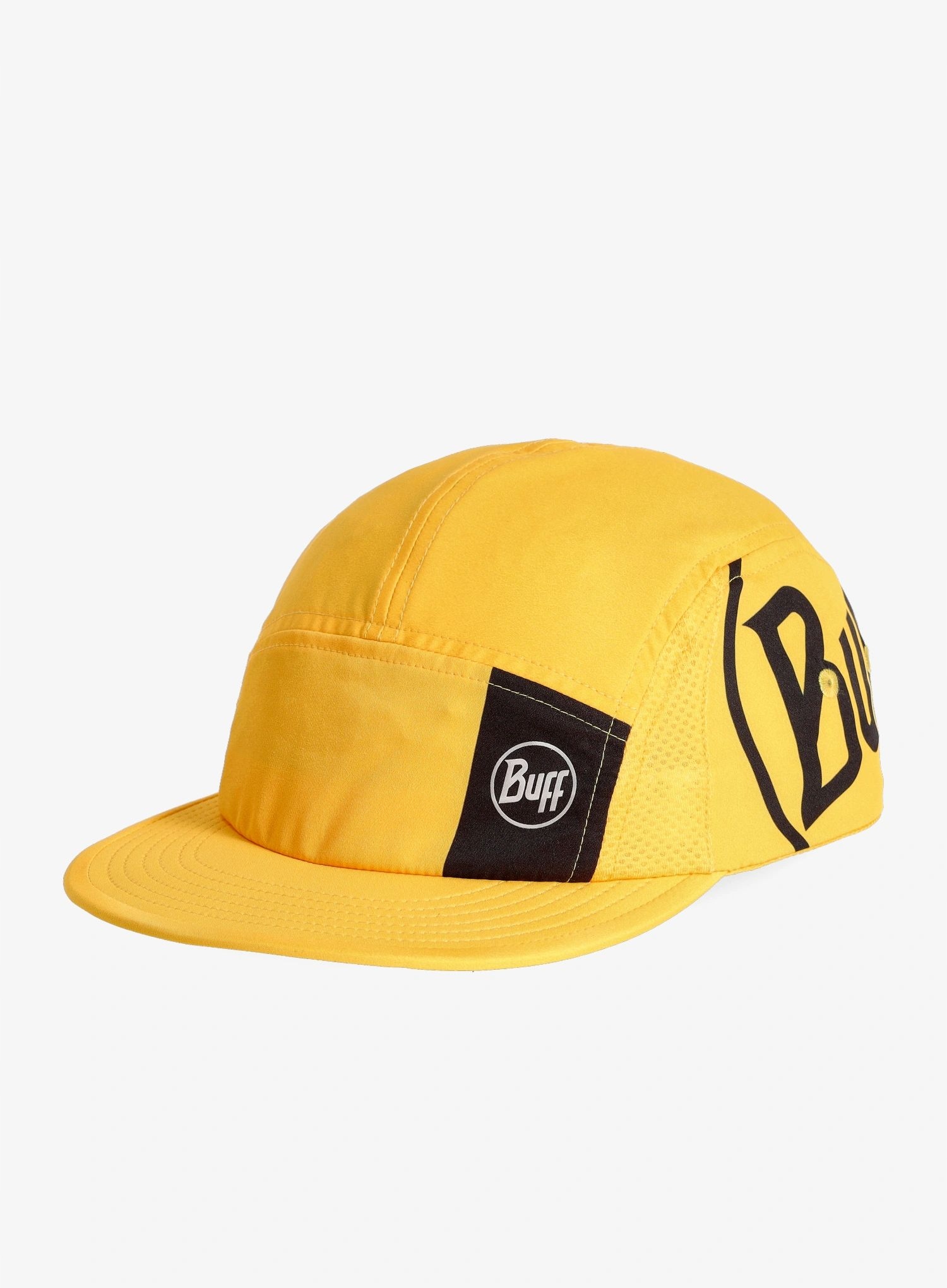 Kšiltovka Buff 5 Panel Go žlutá s logem Sm