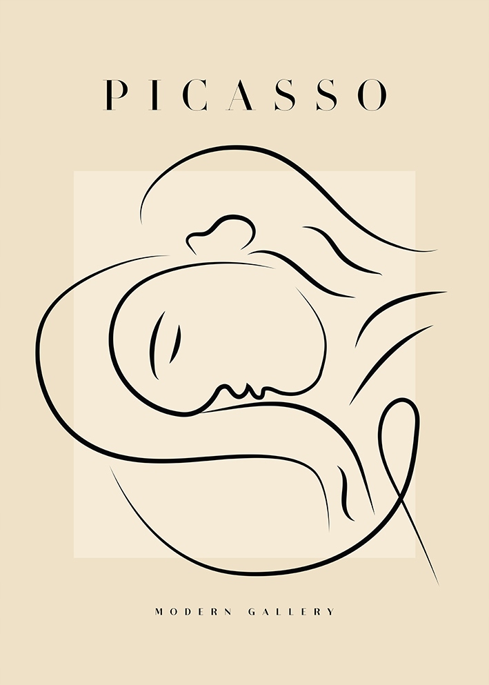 

Picasso twarz kobiety Plakat 50x70cm obraz #704