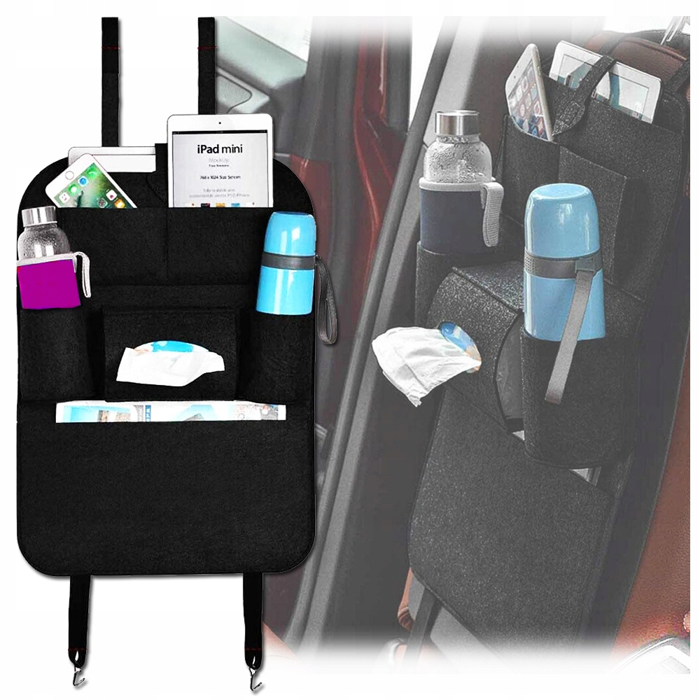 Mata Organizer Pokrowiec Do Auta Samochodu Bagażnik Fotel Tablet Siedzenie