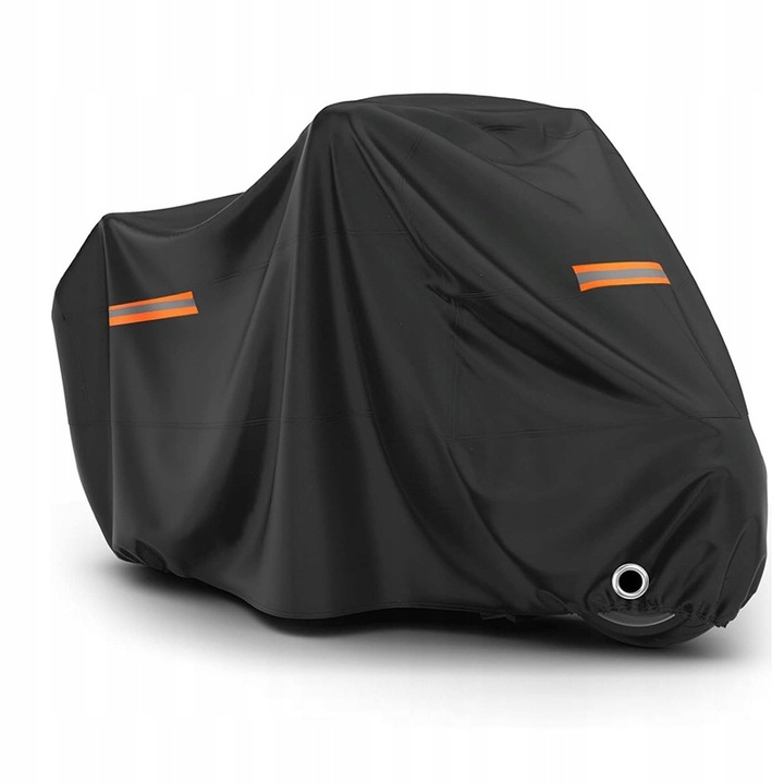Pokrowiec na motocykl 210D XXXXL 265*105*125cm czarny