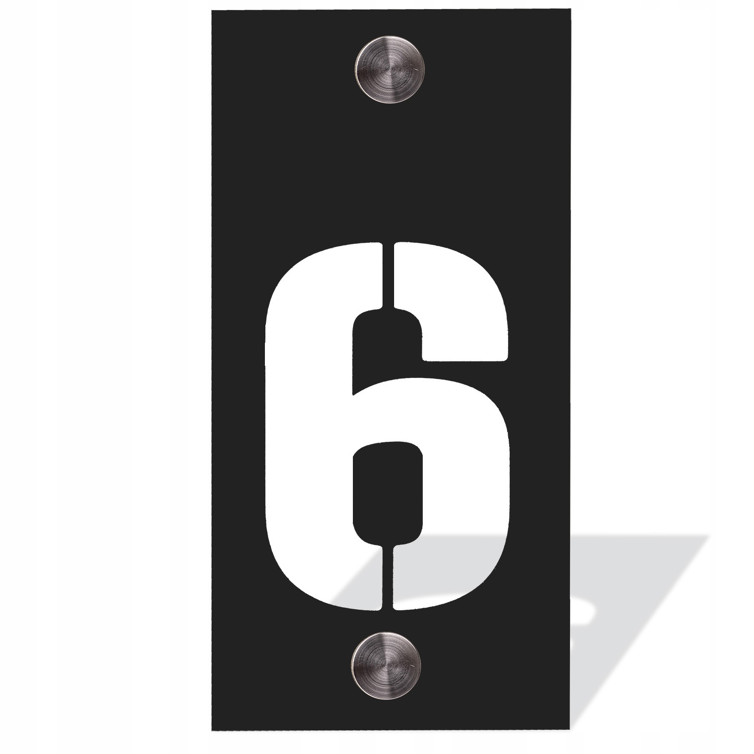 

Tabliczka Adresowa Na Dom Aluminiowa Cyfra '6'
