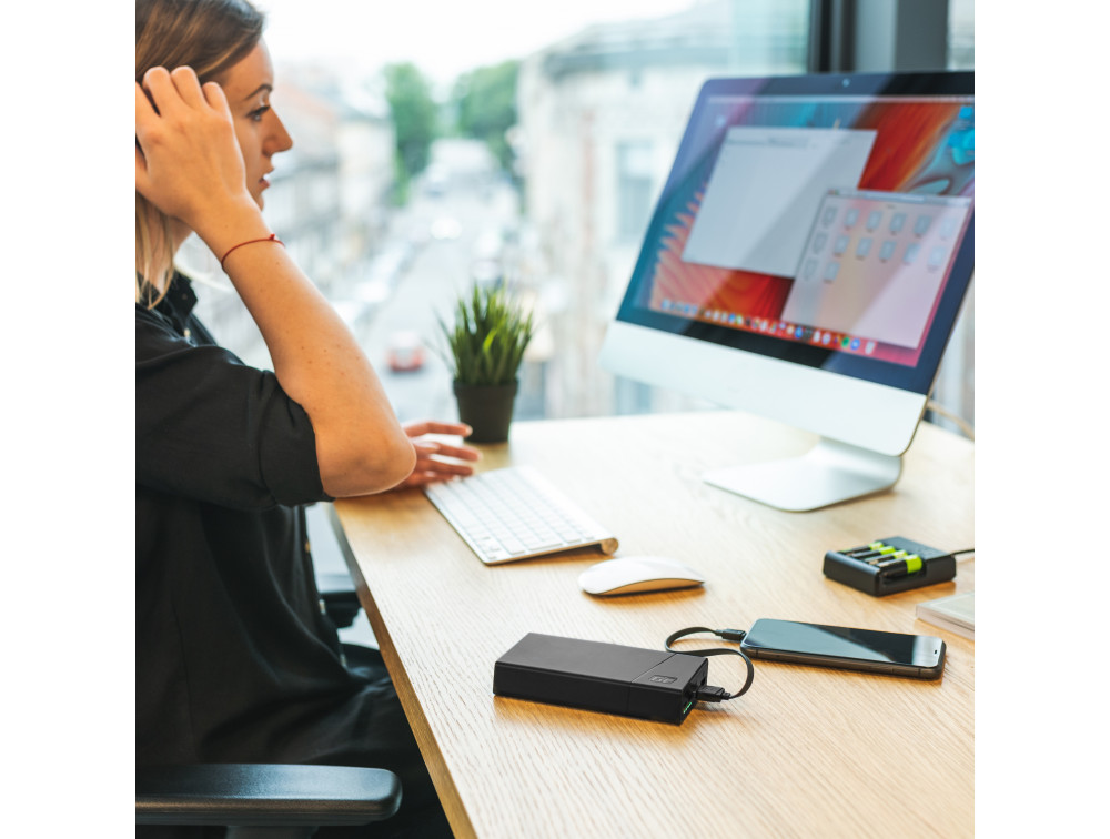 POWER BANK 20000mAh GREEN CELL 18W PD USB-C QC POWER DELIVERY QUICK CHARGE Typ akumulatora litowo-polimerowy