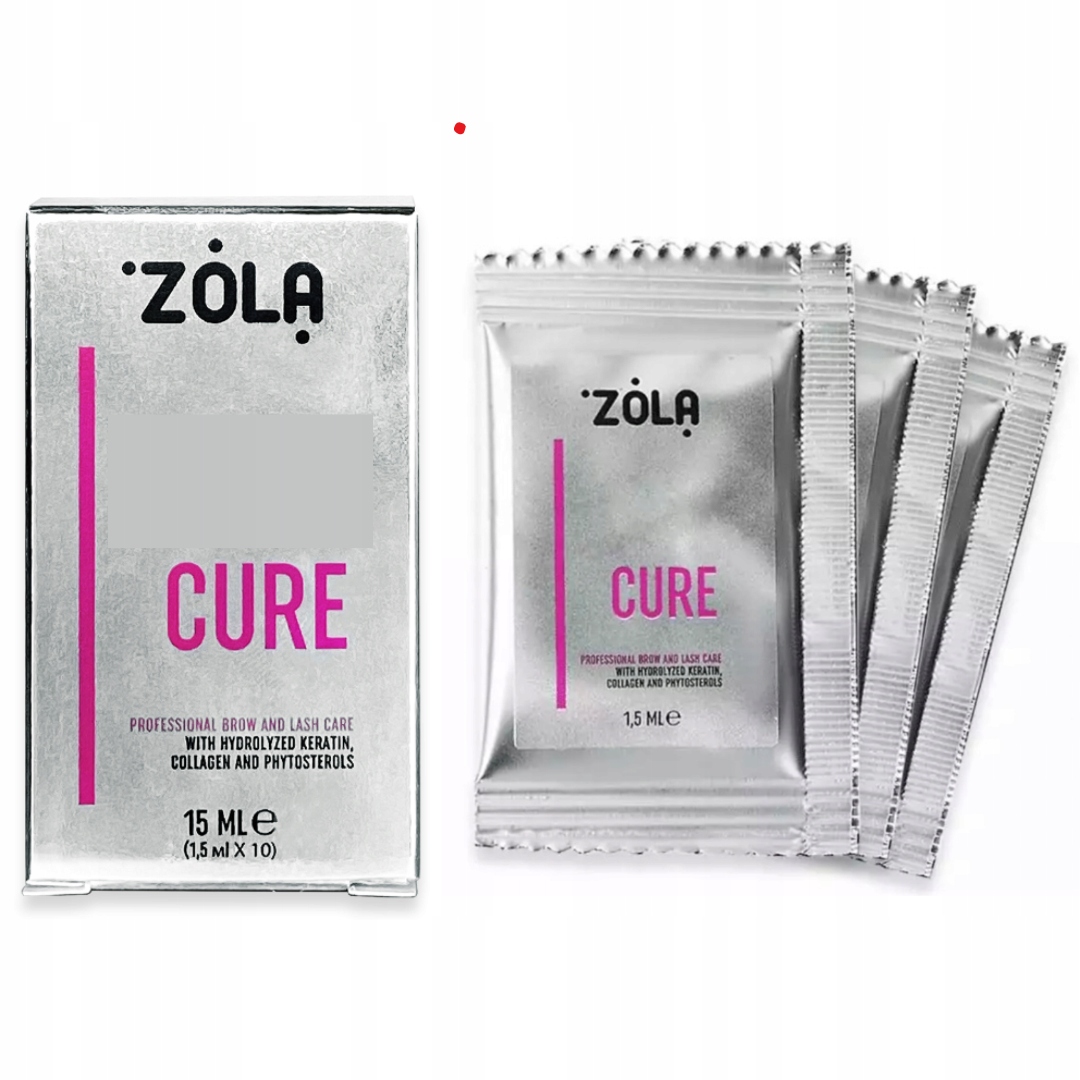 Zola Cure 10 x 1,5 ml kondicionér na obočí a řasy s keratinem a kolagenem