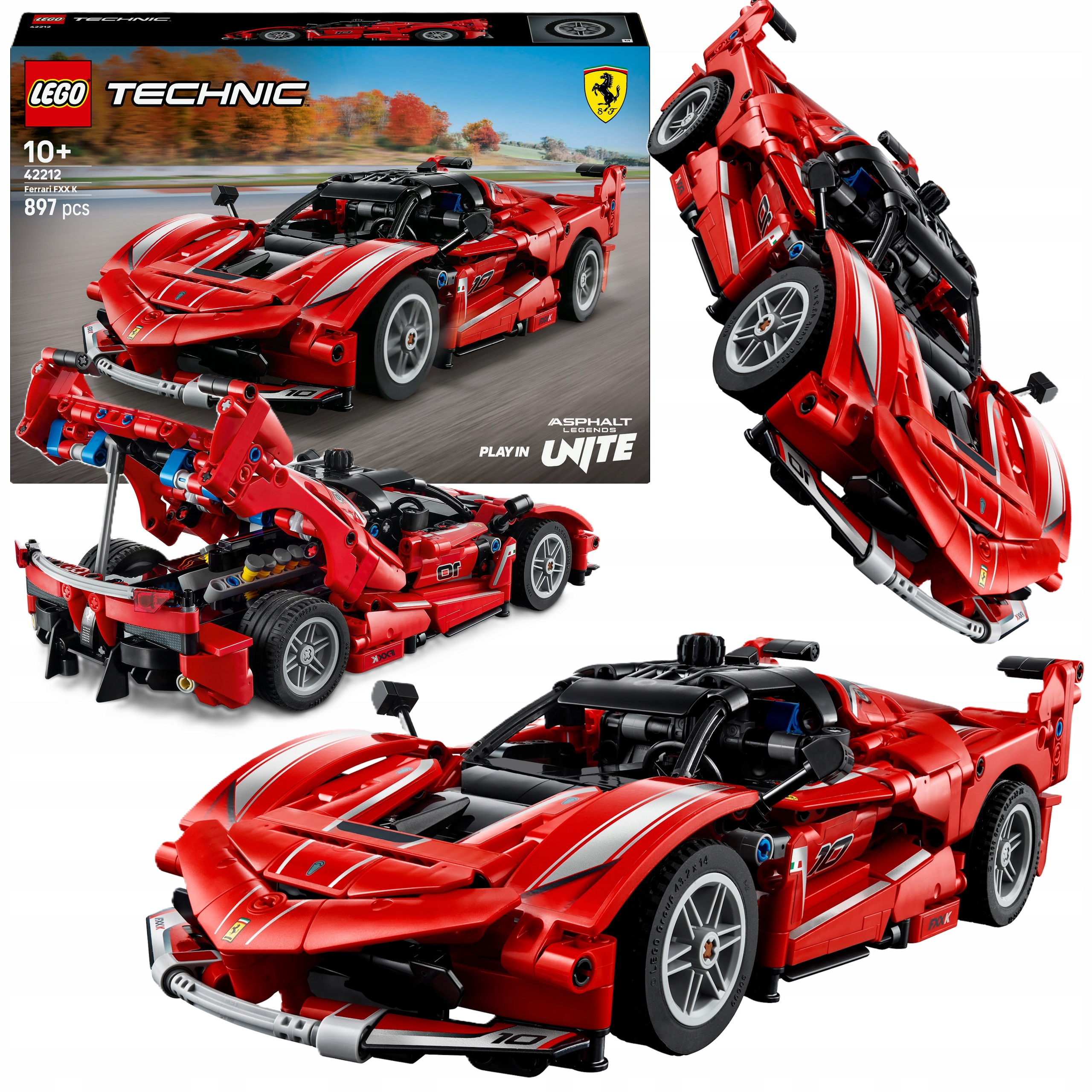 Lego Technic Ferrari Fxx K Samochód Sportowy Zestaw Do Zabawy Dla Dzieci