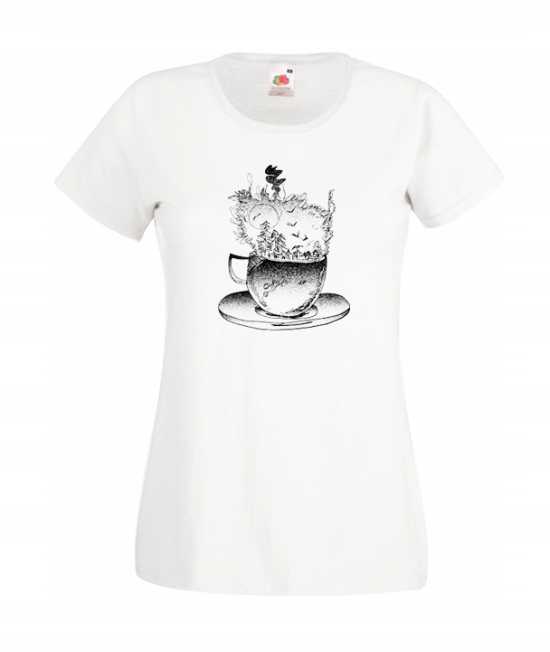 

L Koszulka Damska Kawa Coffee Espresso Latte