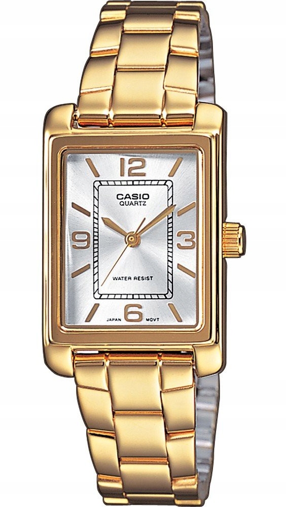 Čitelný zlatý klasický dámský náramek Casio LTP-1234PG Gwar.3+3 Zibi