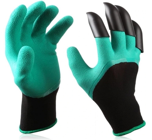 RĘKAWICE OGRODOWE Z PAZURAMI PAZURKI RĘKAWICZKI