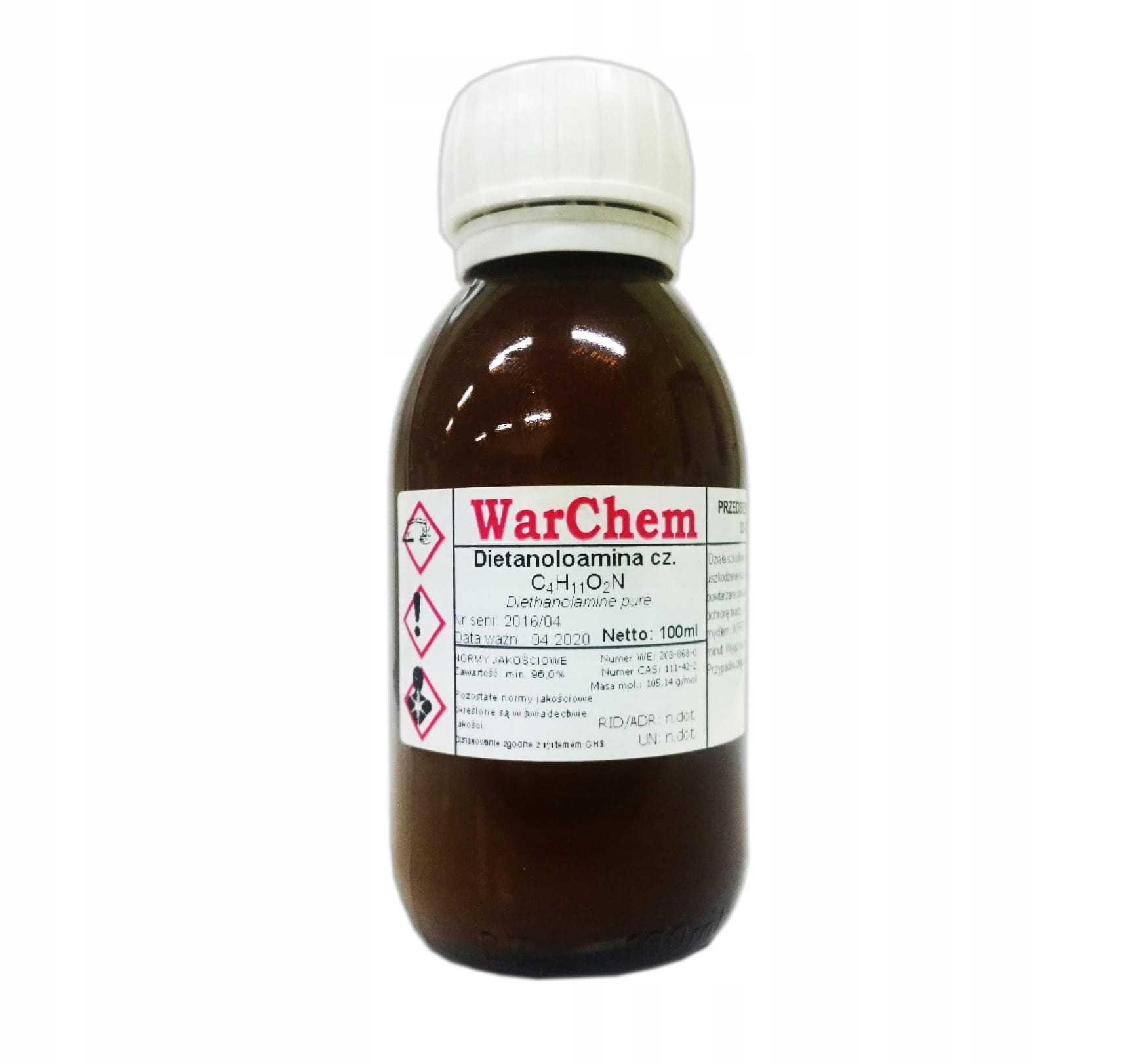 

Dietanoloamina czysta 100ml Warchem