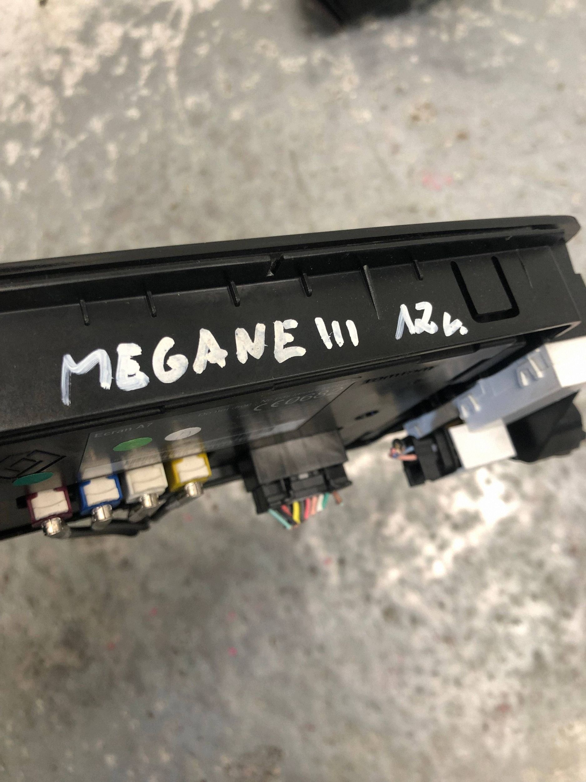 display RADIO navigation RENAULT MEGANE III 259153411R