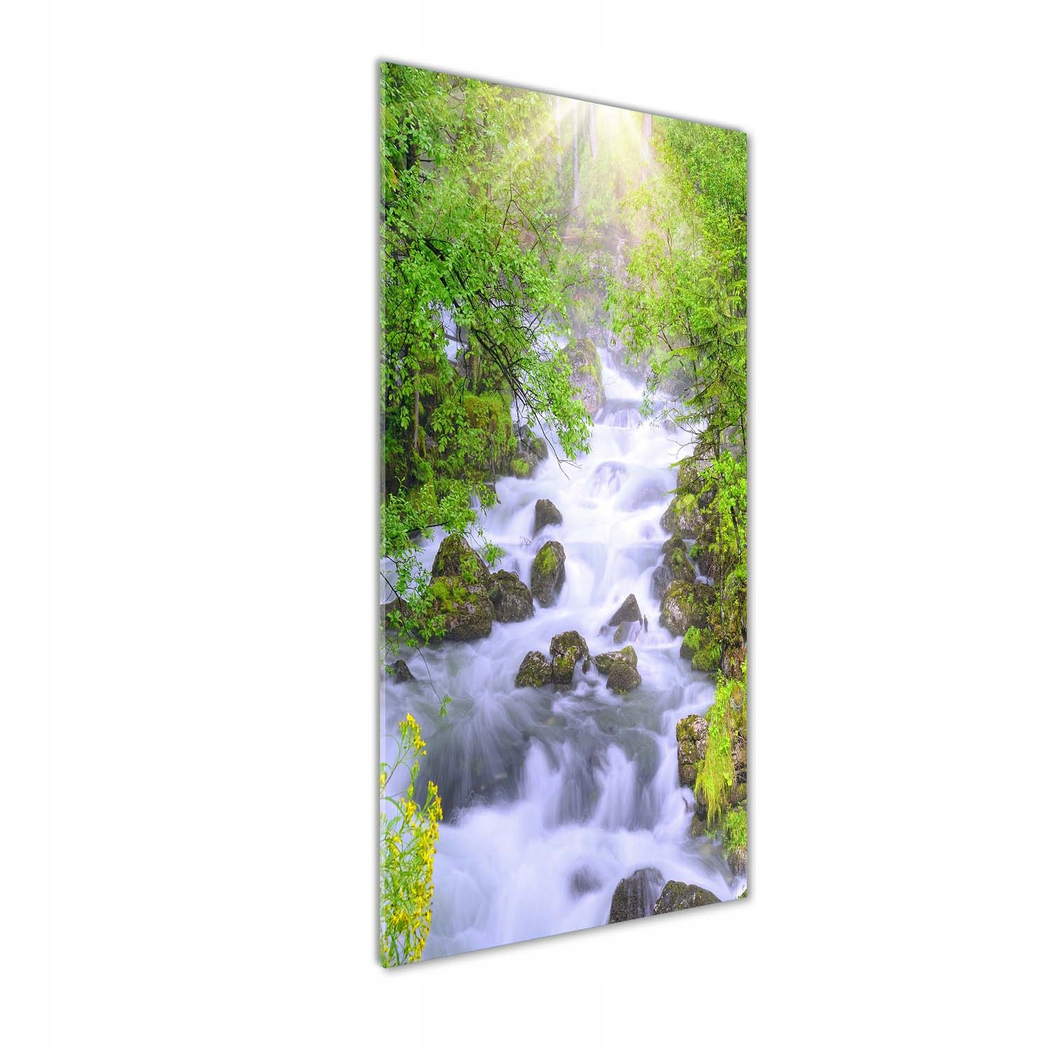 

Nowoczesny fotoobraz akrylowy Górski potok 50x125
