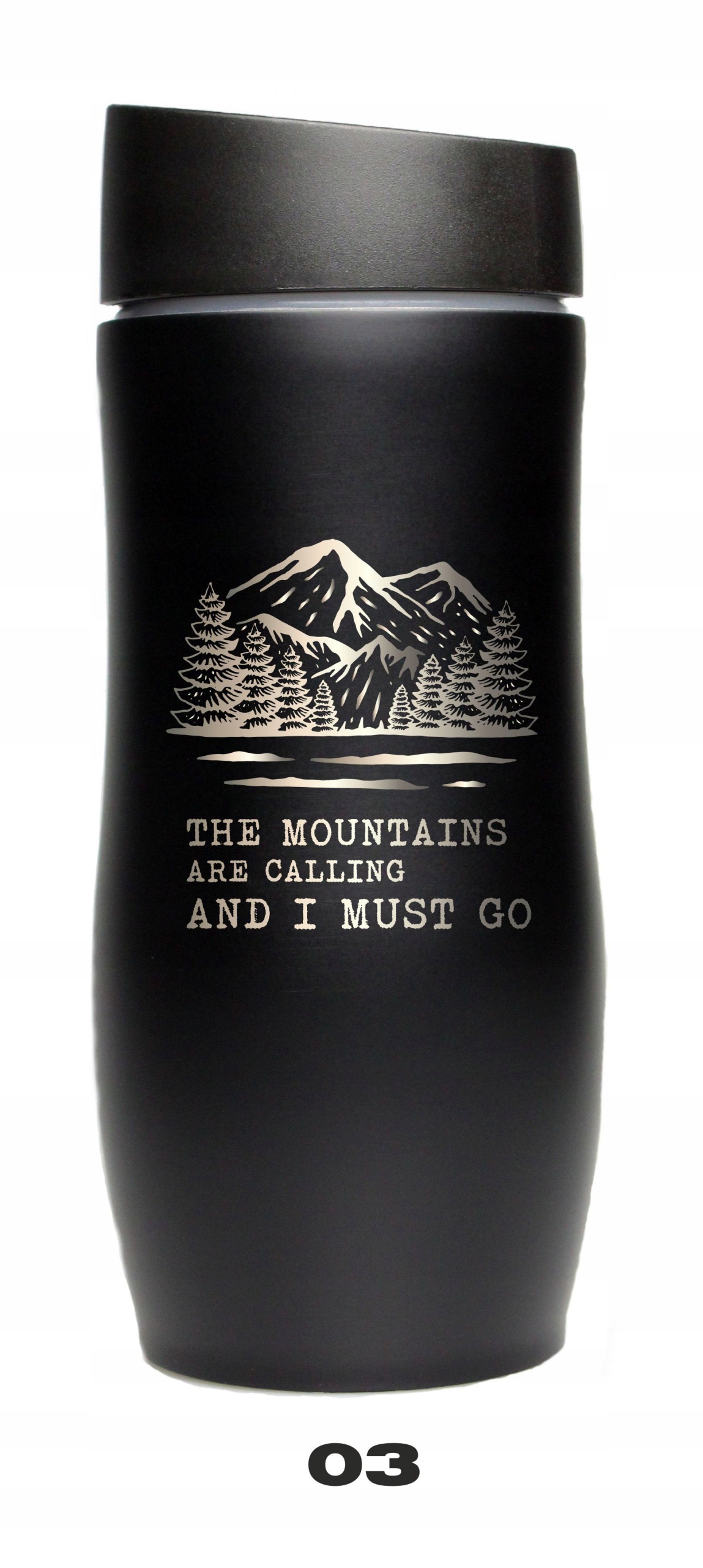 

Kubek termiczny z Grawerem 350ml Mountains Góry