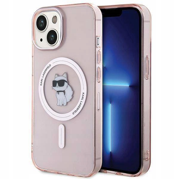 Pouzdro Karl Lagerfeld Iml Choupette Pro Magsafe Pro Iphone 15 Růžové