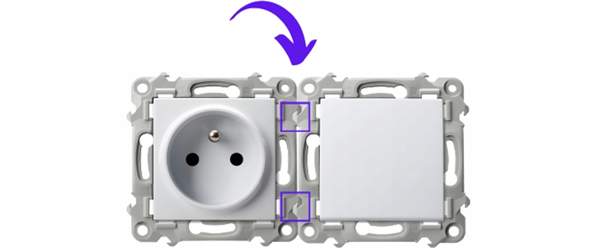 Ospel Szafir Szary mat ramka pojedyncza Marka Ospel