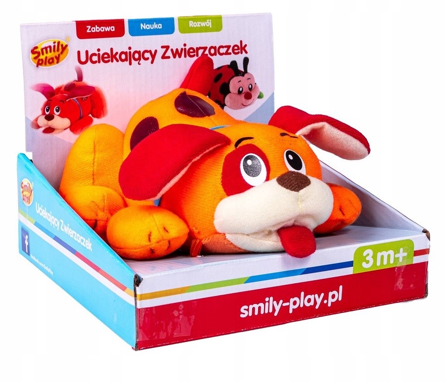 UCIEKAJĄCY PIESEK DO RACZKOWANIA Smily Play 0209 Efekty świetlne
