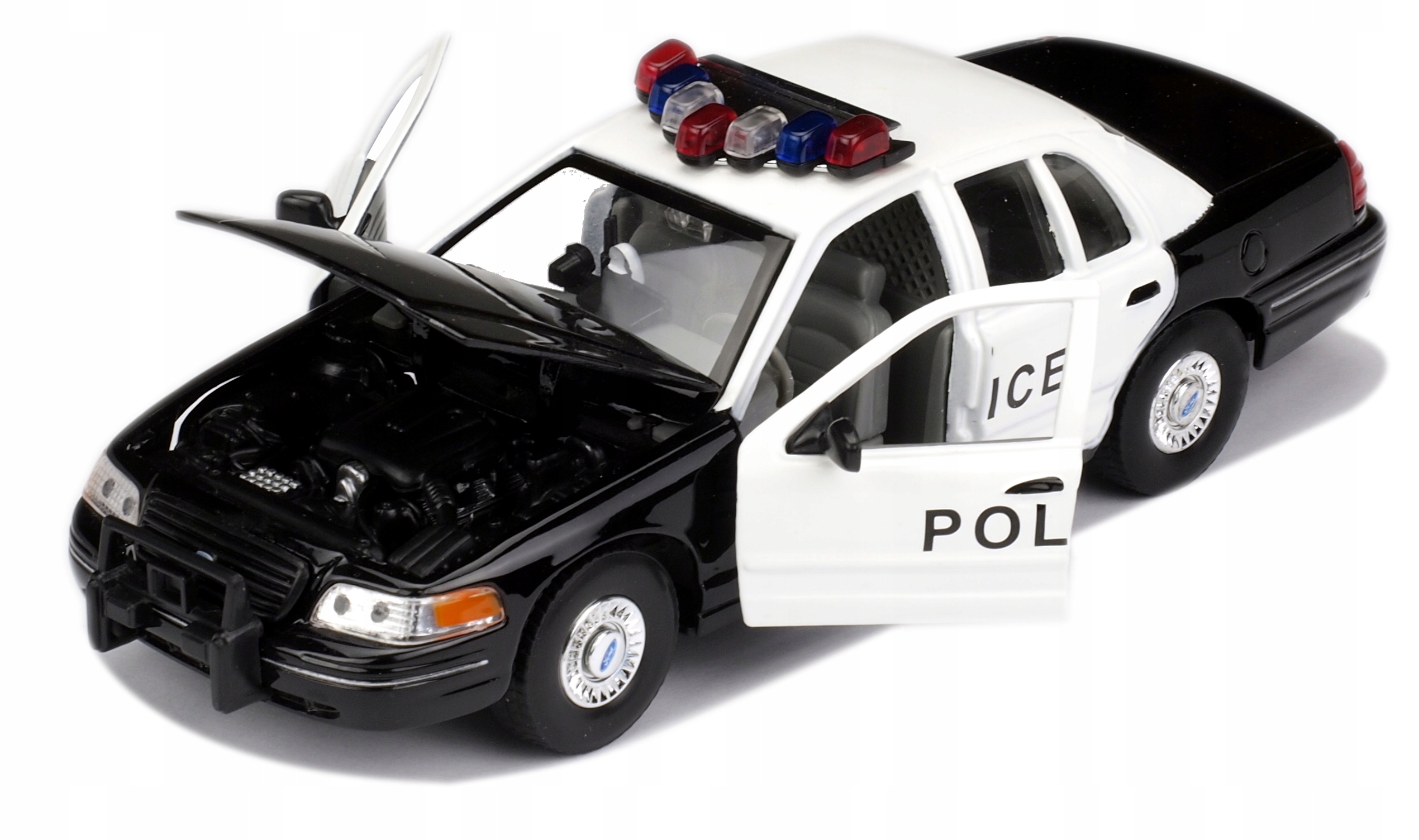 

Metalowe Auto Ford Crown Victoria Policja Radiowóz