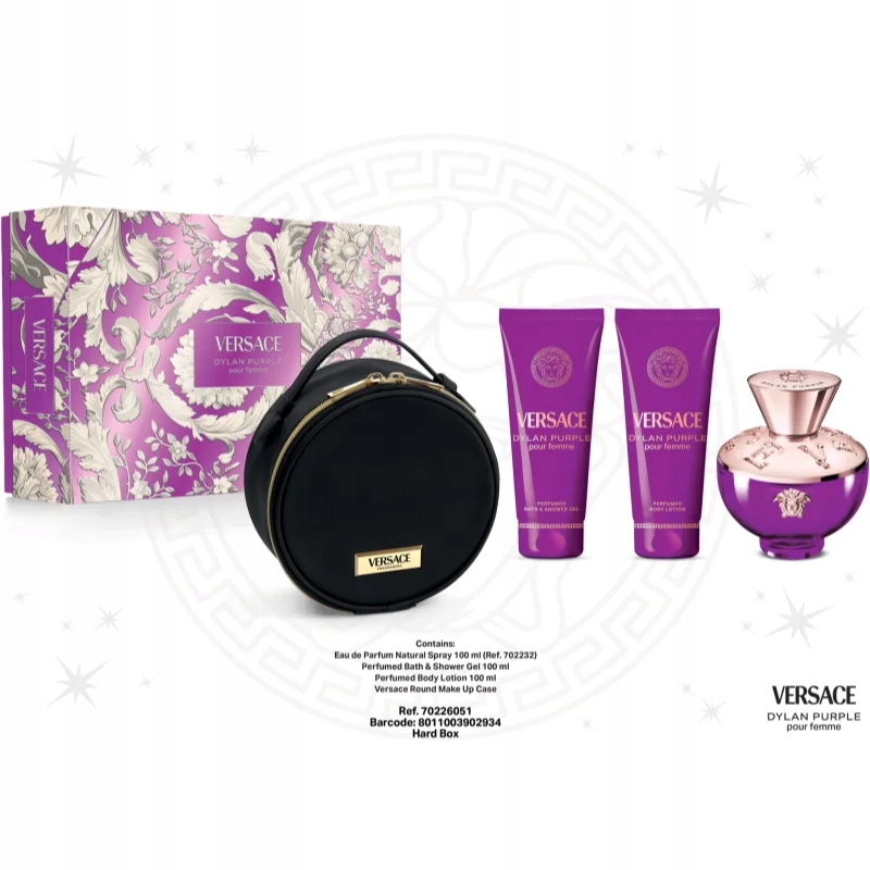 Sada Versace Pour Femme Dylan Purple Parfémovaná voda 100 ml mléko 100